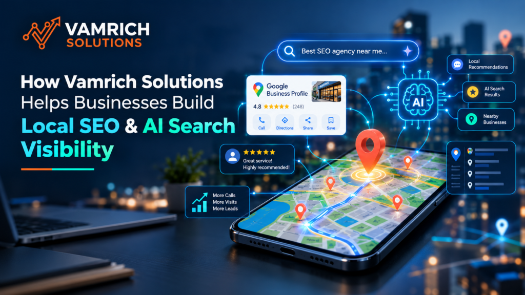 How Vamrich Solutions Helps Businesses Build Local SEO & AI Search Visibility